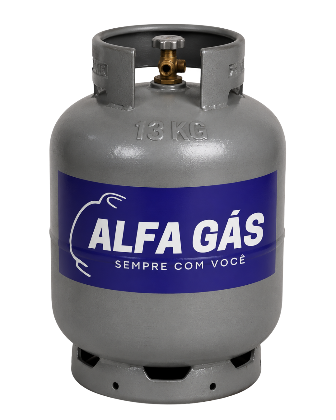 Botijão de gás Alfa Gás 13kg